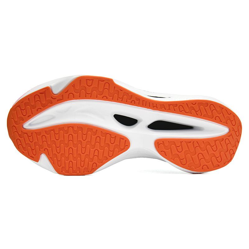 2025 New Student Sports Couple Popcorn + Carbon Board Running Shoes Mesh Large Size Lightweight Running Shoes