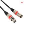 Canon XLR Color Audio Cable: Male to Female Microphone Mixer DMX Speaker Cable