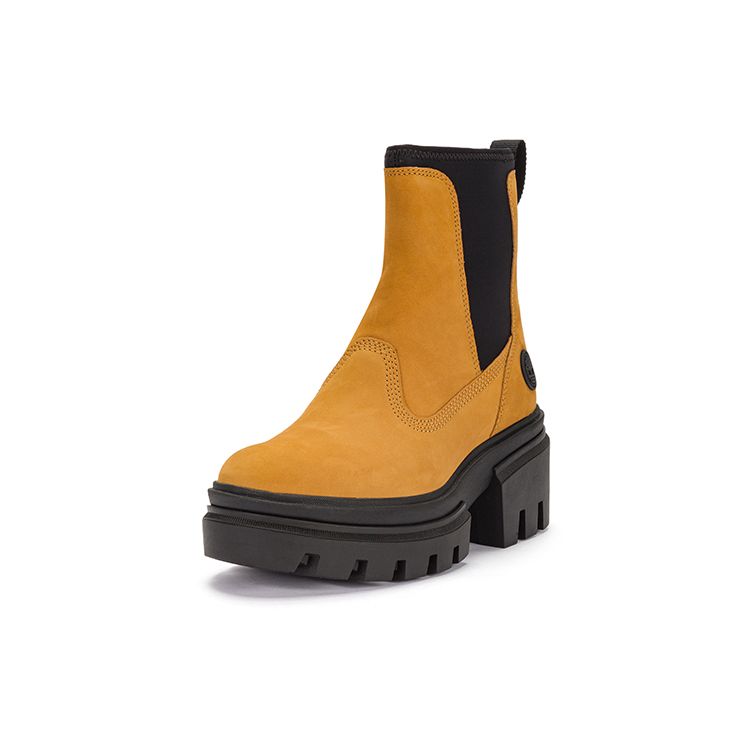 Timberland Thick Sole High Heel Chelsea Boots Women Boots Wheat A5YF4W