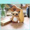 Plush Owl Keychain With Soft Short Pile For Cute Bag Decoration And Gift