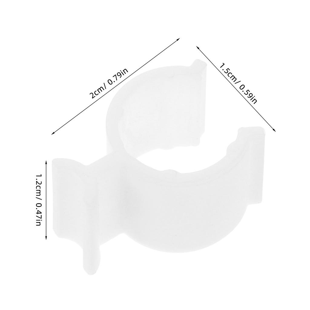 30Pcs Leakproof Pump Clips Plastic PP Lock Buckle for Cleansing Oil Shampoo Lotion Bottle Accessories Travel Storage