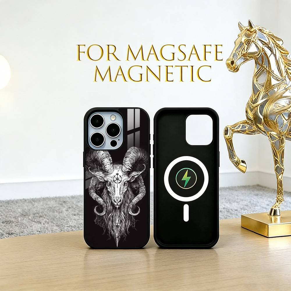 Warning Sign  Phone Case For iPhone17,16,15,14,13,12,11 Plus,Pro Magnetic with Magsafe Wireless Charging
