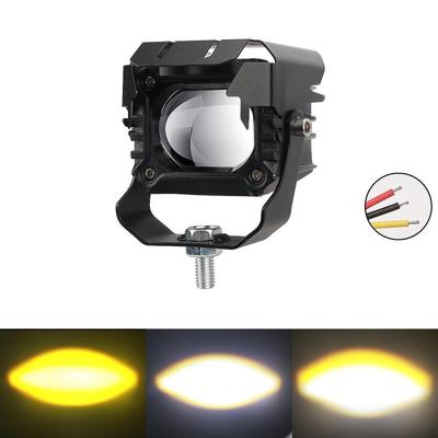 Motorcycle LED Headlight Accessories High Performance Auxiliary Driving Lamp 6000K White Color for