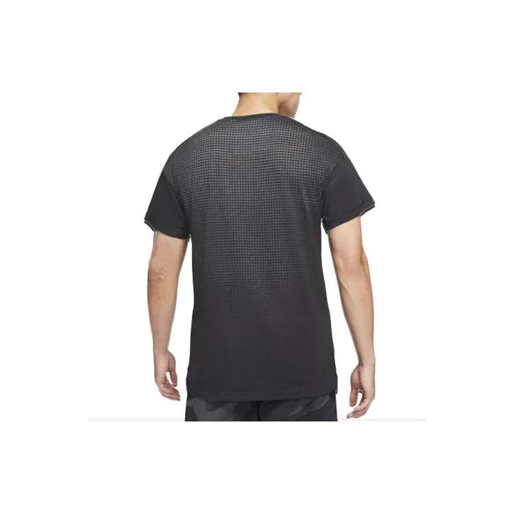 Nike T Shirts Men's Black Crew Neck Moderate Straight Fit DD1829-010