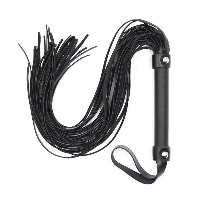 Bondage Boutique Slim Leather Riding Crop Horse Whip pony Spanking Knout BDSM Lash Fetish Flogger Sex toys for Women/Couples