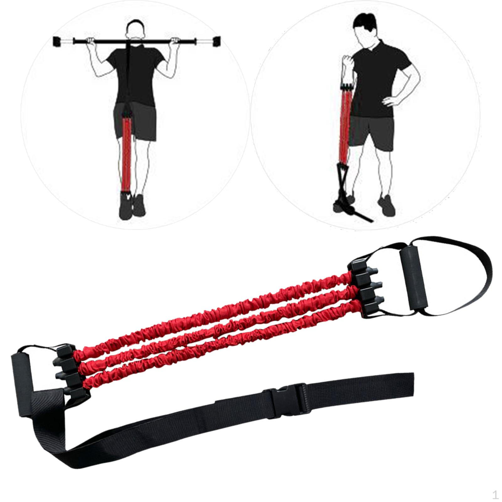 Arm Heavy Duty Resistance Bands for Weight Lifting and Fitness Training красный