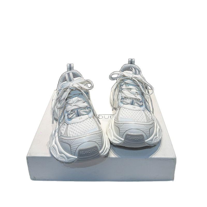 Locomotive Fried Street Dad Shoes Spring and Summer New Muffin Bottom Fashion Lace-up Casual Shoes