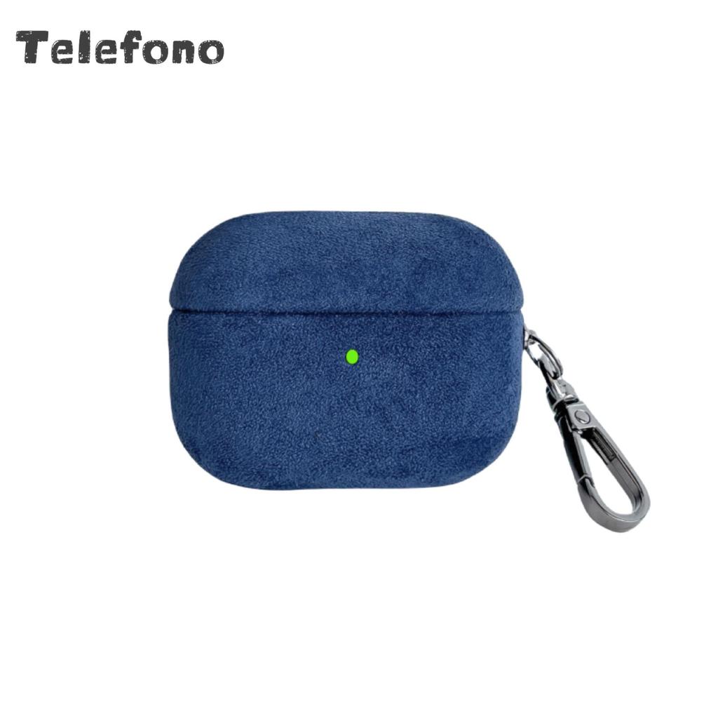 Suede Texture Protective Case for Apple AirPods 1/2, Pro, 3rd & 4th Gen Bluetooth Earphones