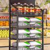 Convenience Store Multi-Layer Display Rack for Snacks, Drinks, and Toys