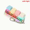 Key Keyboard Keychain Keyboard Fidgets Toys Keycap Stress Relief Clicker Keychains Decompression Toy Button Keycap Key Chain