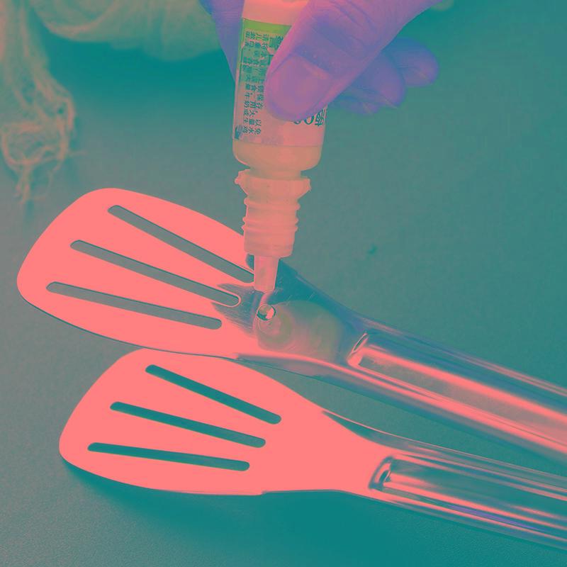 Ruhan 304 Stainless Steel Buffet & BBQ Tongs