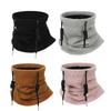 Wool Sports Bandana Solid Color Cycling Scarf Warm Neck Protection Neck Warmer  Ski