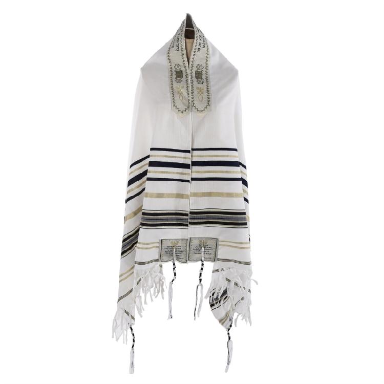 Sciarpa Tallit Leggera Per Servizi di Culto Caratteristiche Sofisticato Costume Culturale Design Unisex