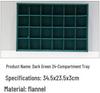 Velvet Dark Green Jewelry Display Tray for Rings, Necklaces, and Earrings