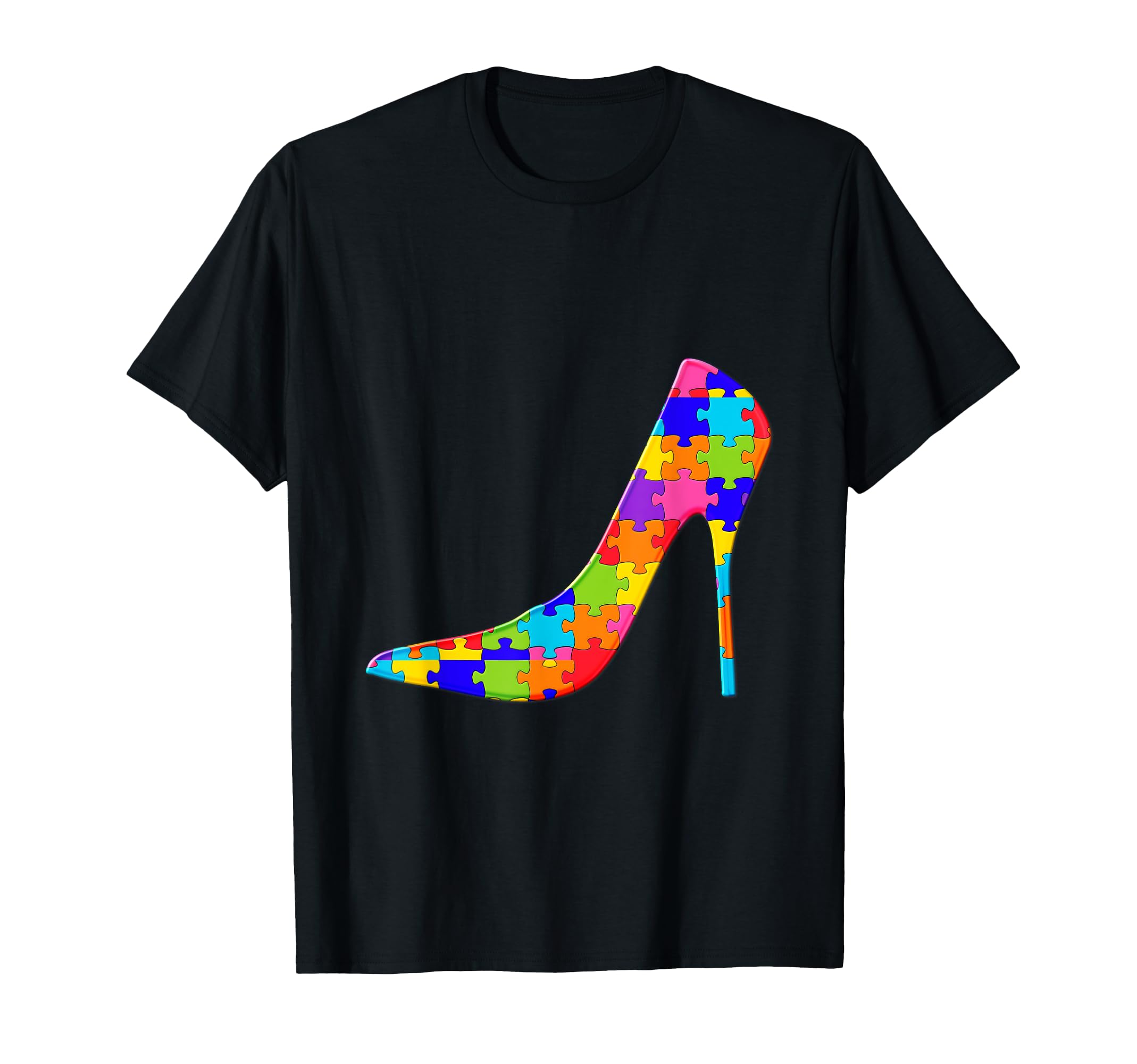 

Fashion High Heel Shoes Jigsaw Puzzle Autism Puzzle T-Shirt