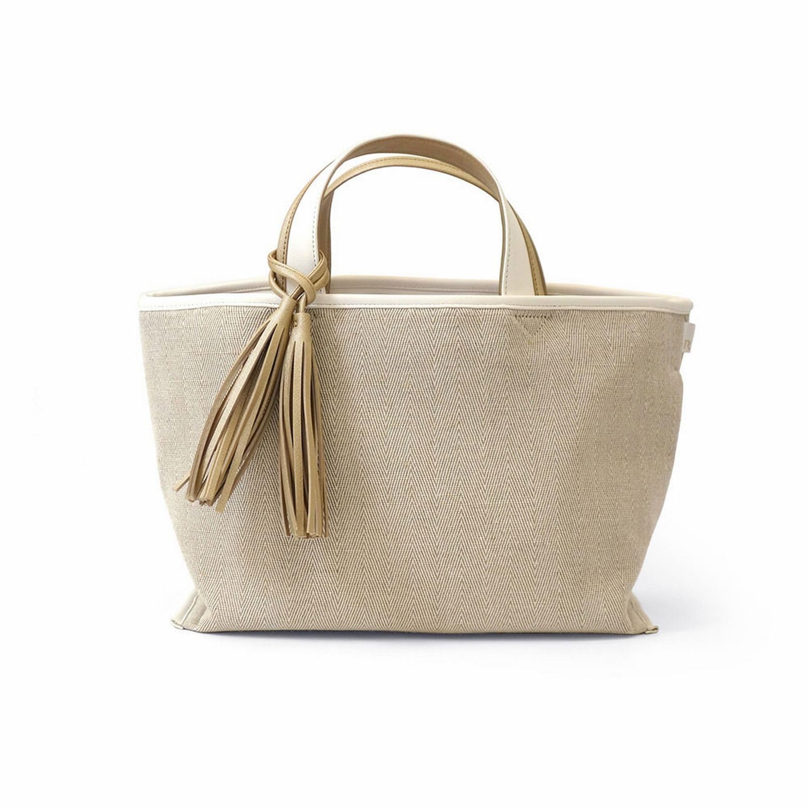 

Rootote Deli Wide Tote 107101 Bag, LT. Deli, 1070-1071, Women s, White-Gold,