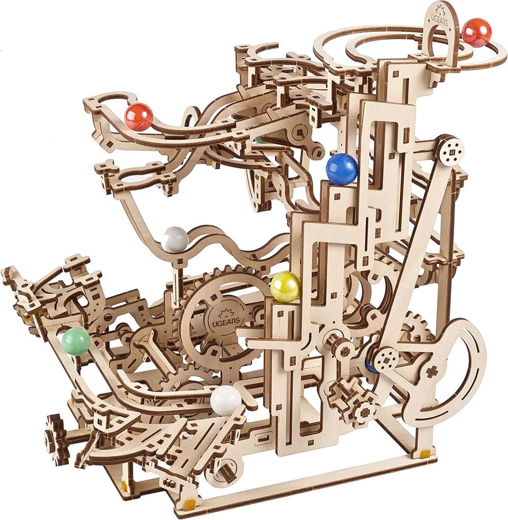 Ugears Marble Lantead Hoist 70170 Wooden Puzzle, Crafts & Models, No Glue or Tools Required, for Adults