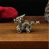 Retro Brass Chinese Zodiac Dragon Desktop Ornament