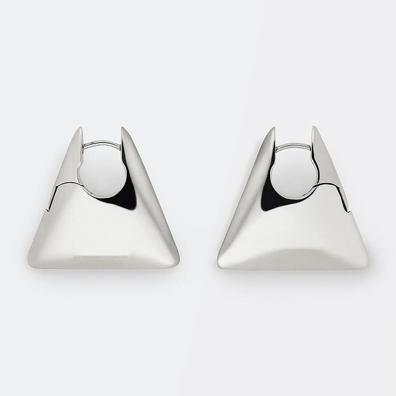 

Геометрические серьги женские ins холодный стиль простые дизайнерские серьги круглое лицо тонкие универсальные серьги подвеска новые