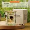 DIY Real Flower Jelly Scented Candle Cup - Creative Souvenir Gift for Girls' Bedroom with Long-Lasting Fragrance.