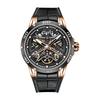 BONEST GATTI BG4601 Automatic Mechanical Men's Watch Round Dial Skeleton Luminous Waterproof Business Sports Wristwatch for Men