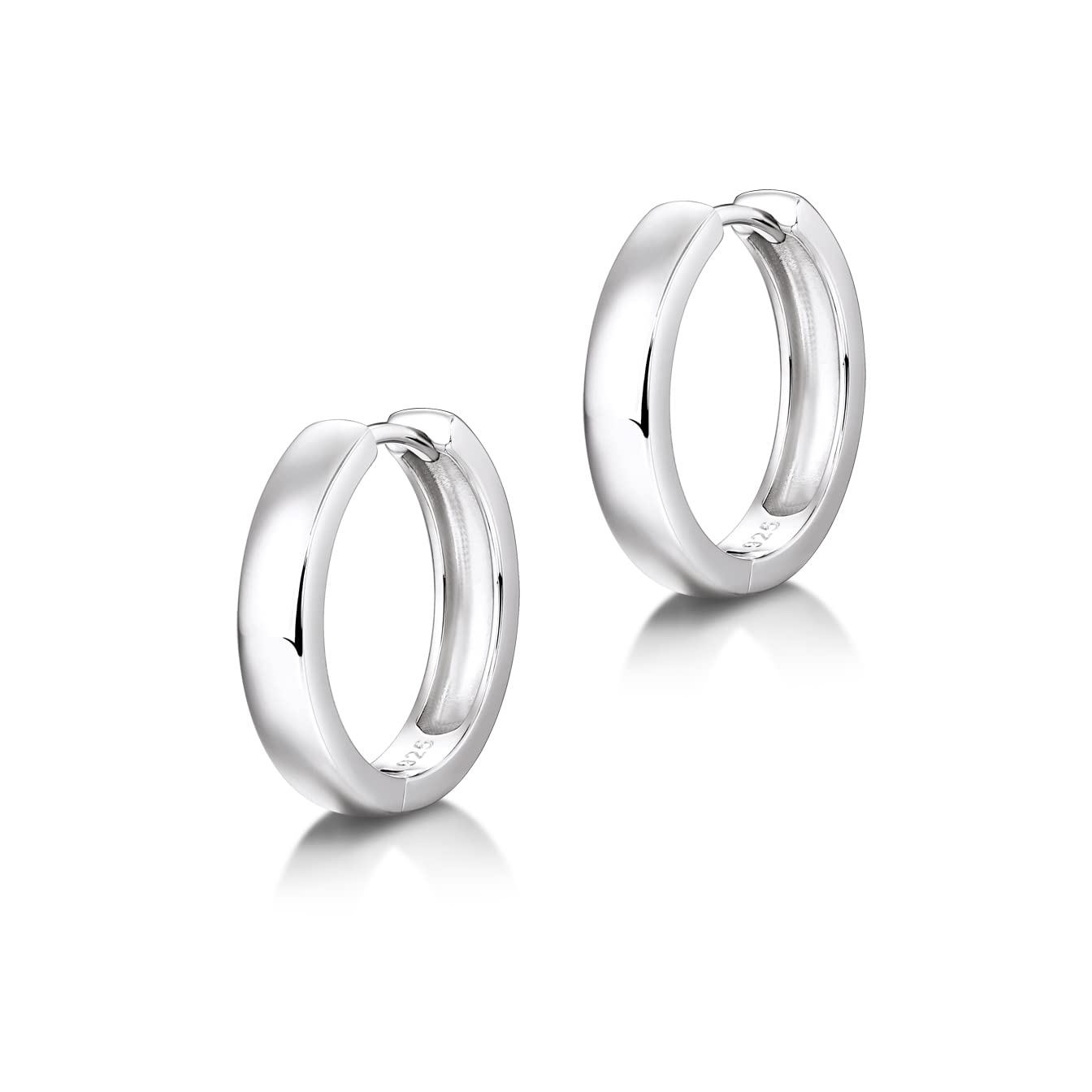

rounded hoop ERP [lady like] Flat-top earrings, unisex,