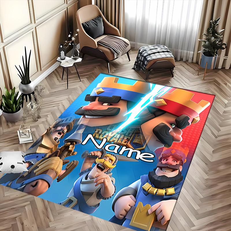 Custom Personalization Clash Royale Area Rug - Perfect For Kitchen, Bathroom,Laundry Room Decor Large Size Available,Gift All Seasons