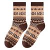 Men's Retro Ethnic Style Mid-Calf Cotton Socks: Trendy, Pilling-Resistant, American Amekaji Design for Autumn & Winter