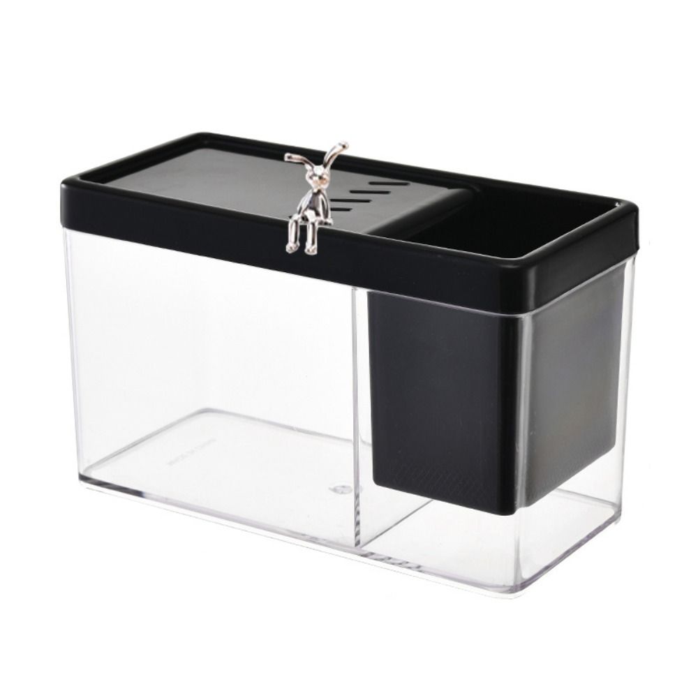 Plastic Amphibious Ecological Tank Transparent Goldfish Bowl Home Decoration Aquarium  Desktop