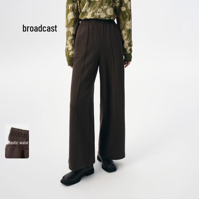 

Broadcast Women s Relaxed Wide-Leg Straight Trousers L