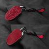 Alcantara Suede For Trumpchi Empow Series Suede Hand-Swen Car Key Case Protective Cover Buckle Car Accessories