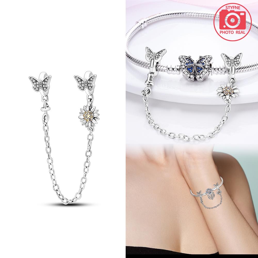 Copper Colors Original Starry Tassel Safety Chain Fit Original Bracelet Diy Jewelry For Women Diy Ladies Party Gifts