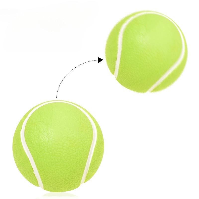 Hard Rubber Balls for Dogs,Dog's Solid Rubber Bouncy Ball Bite Resistant and Indestructible Dog Training Ball,Dog Balls for Aggressive Chewers