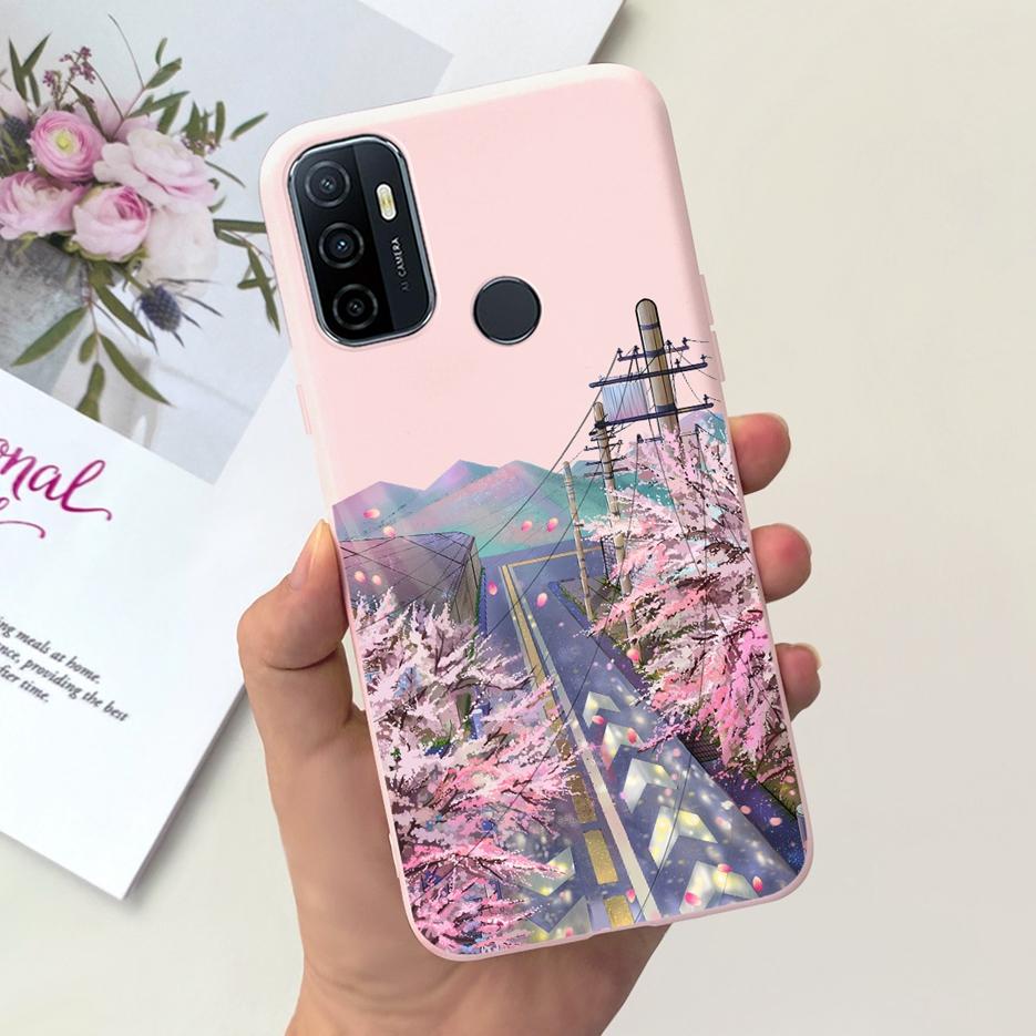 For Oppo A53 A53s Case Cute Fashion Cartoon Painted Cover Soft TPU Phone Case For Oppo A53s A 53 S OppoA53 S Fundas Coque Bumper