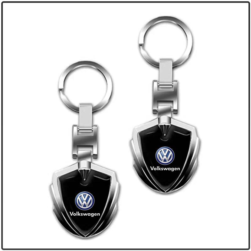 3D Metall Auto Styling Schlüsselanhänger Schlüsselring Schlüsselhalter Für Volkswagen Golf-6 7 4 5 POLO Passat B5 B6 B7 T4 T5 Tiguan Jetta Gol