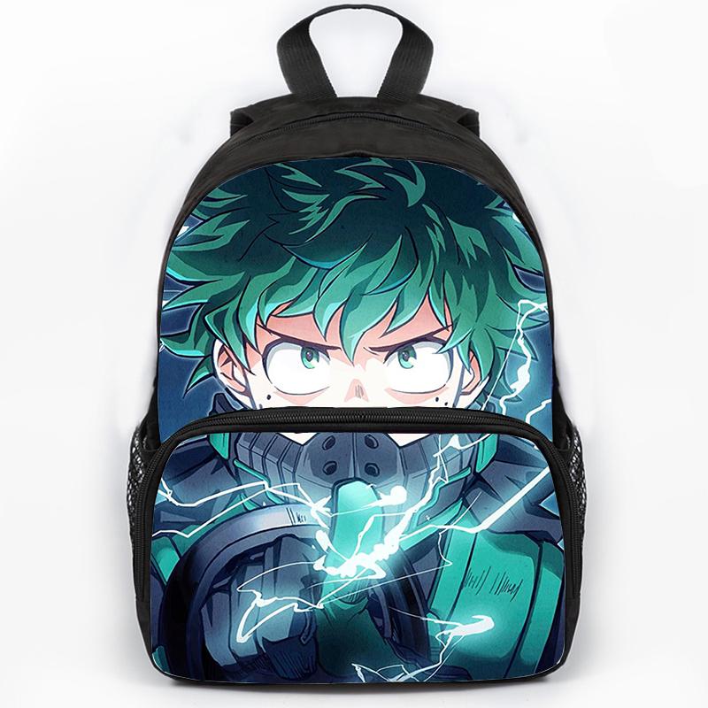 Anime My Hero Academia Backpack for Student Boys Children Manga Izuku Midoriya Schoolbag Large Capacity Laptop Backpacks Mochila
