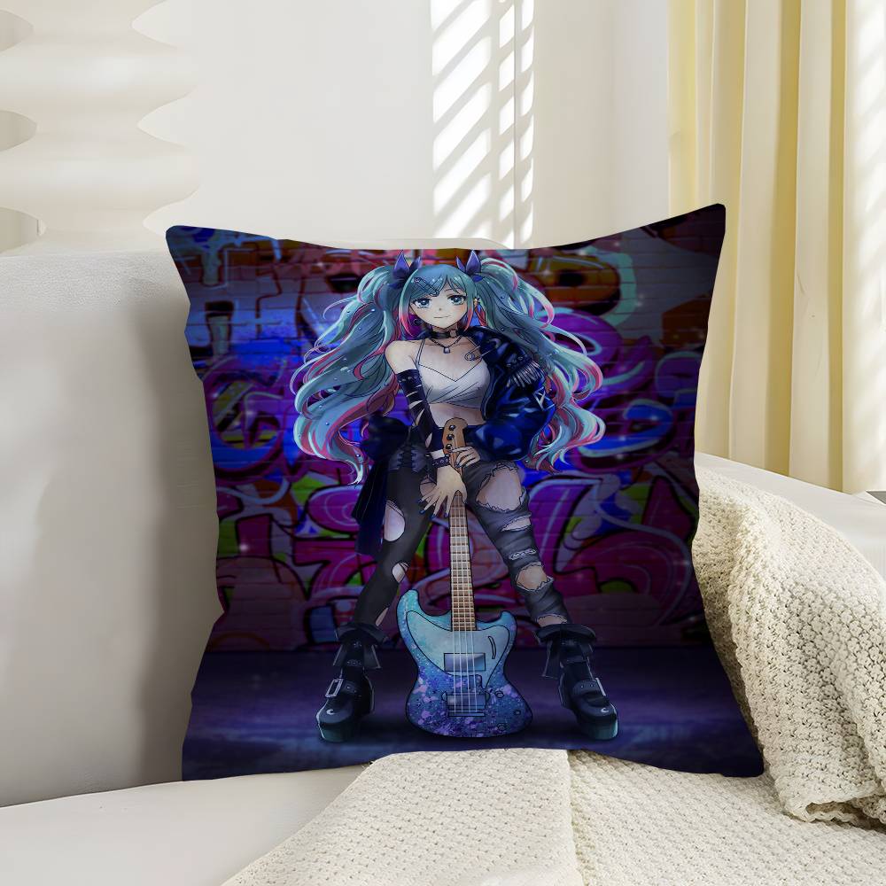 Anime ProjectSekai Pillowcase toon Gift Cushion Cover Bedroom Home Sofa Chair Seat Decor pillow case