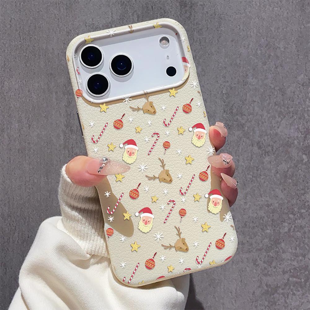 Ins Cartoon Christmas Style Rope Case For Iphone 17 16 15 14 13 12 11 Pro Max 17 Air 16 15 Plus 17 Pro Max Phone Cover