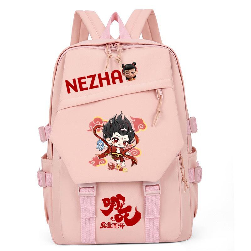 Nezha's Devil's Child Haohai School Bag Primary School Students Large Capacity Backpack Children's School Backpack Trend Fashion