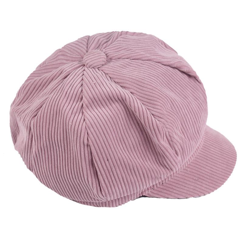 Beret Women's Octagonal Cap Spring and Autumn Painter's Cap Travel Newspaper Boy Cap Duck Tongue Hat Men and Women Hat