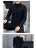 Men's Reversible Thermal Underwear Set with Half-High Collar and Seamless Velvet Fabric for Fall/Winter