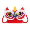 Childrens Festive Lion Plush Bag Cute  Crossbody Bag For Winter Coin Purse