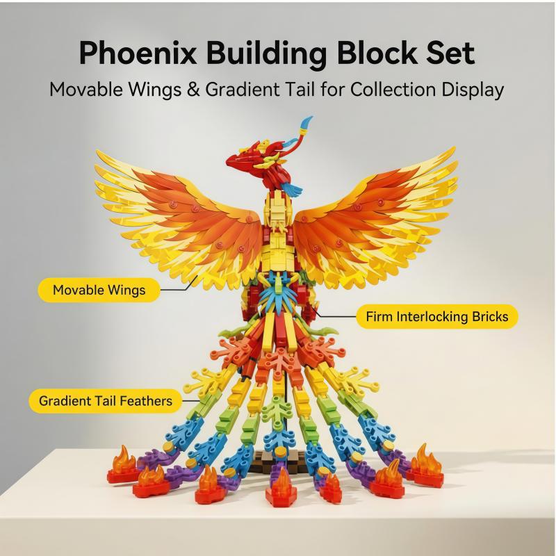 Phoenix Building Blocks, Flame Phoenix Mythical