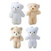 2pcs Blush Bear Car Pendant Furry Keyring for Purse Backpack Personalized Decor