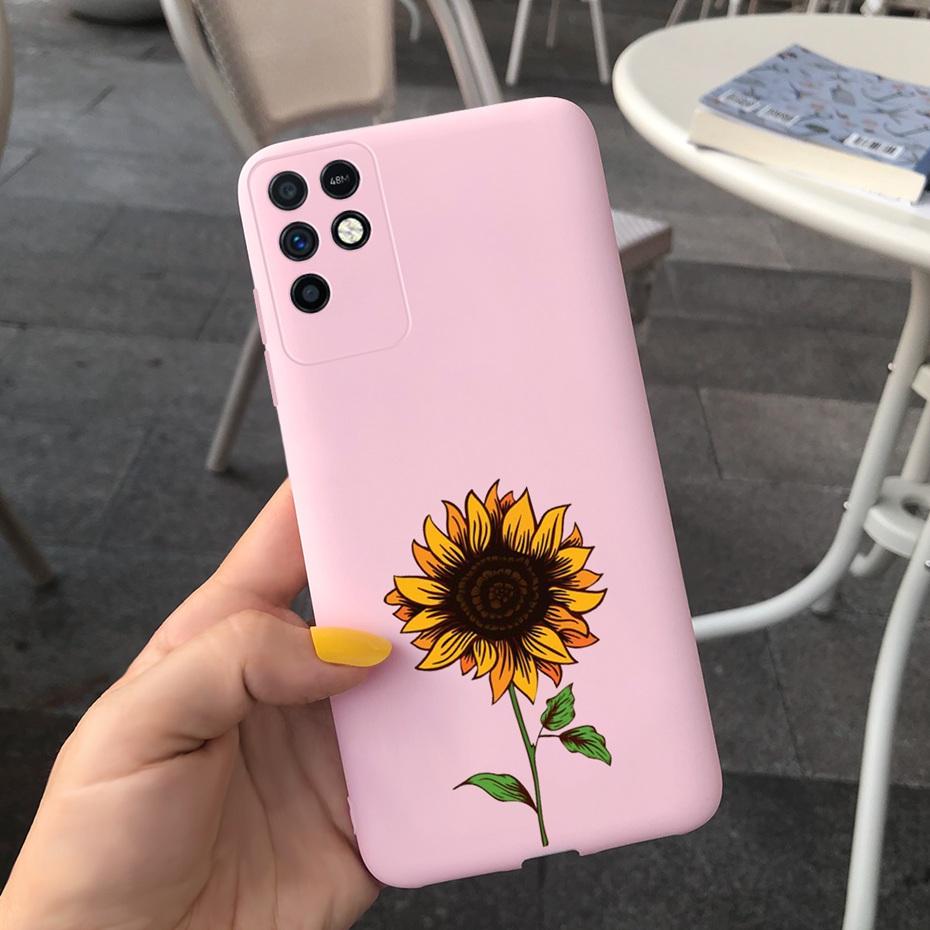 For Infinix Note 10 Case Note 10 Pro Beautiful Girl Flower Pattern Phone Case Soft Silicone Cover For Infinix Note10 Pro 10 Pro