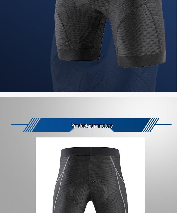 Quick-Dry Breathable Cycling Shorts with Double Arrow Cushion and Sponge Pad