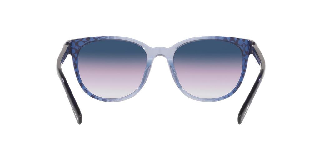 Coach Sunglasses HC8350U CD478 57088H BLUE GRADIENT SIGNATURE C 54 Women's