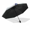 Football Player Action Portable Automatic Umbrella Compact 8-Rib Design Lightweight Durable Everyday Carry Umbrella Stylish Accessory