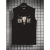 Men's Basic V-Neck Tank Top Polyester Sleeveless Comfort Fit
