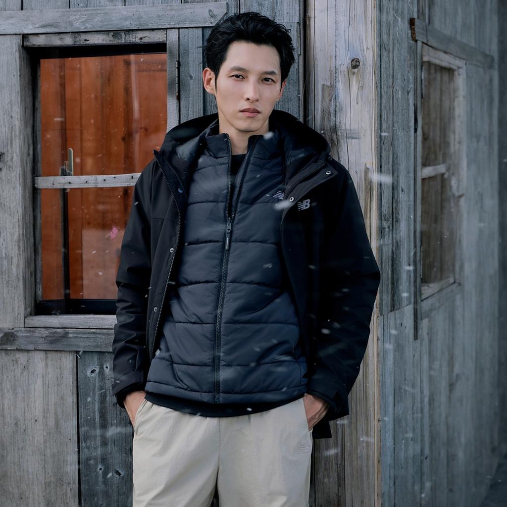 New Balance Jackets & Coats Men's Black